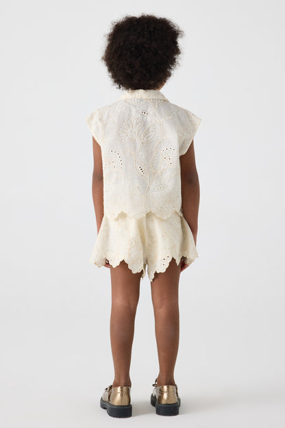 Girl Ecru Shirt