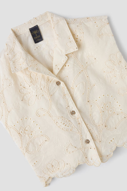 Girl Ecru Shirt