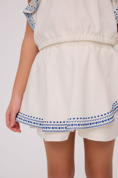 Girl Ecru Shorts