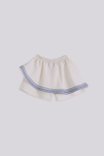 Girl Ecru Shorts