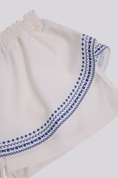 Girl Ecru Shorts