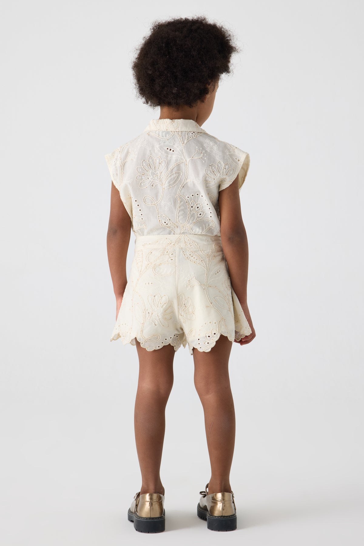 Girl Ecru Shorts