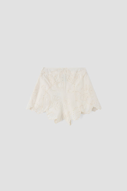 Girl Ecru Shorts