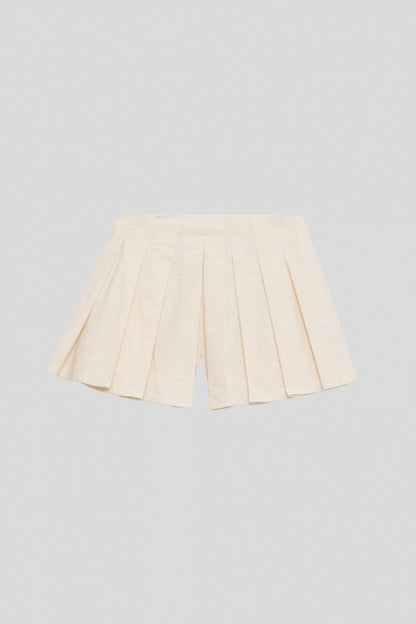 Girl Ecru Shorts Skirt