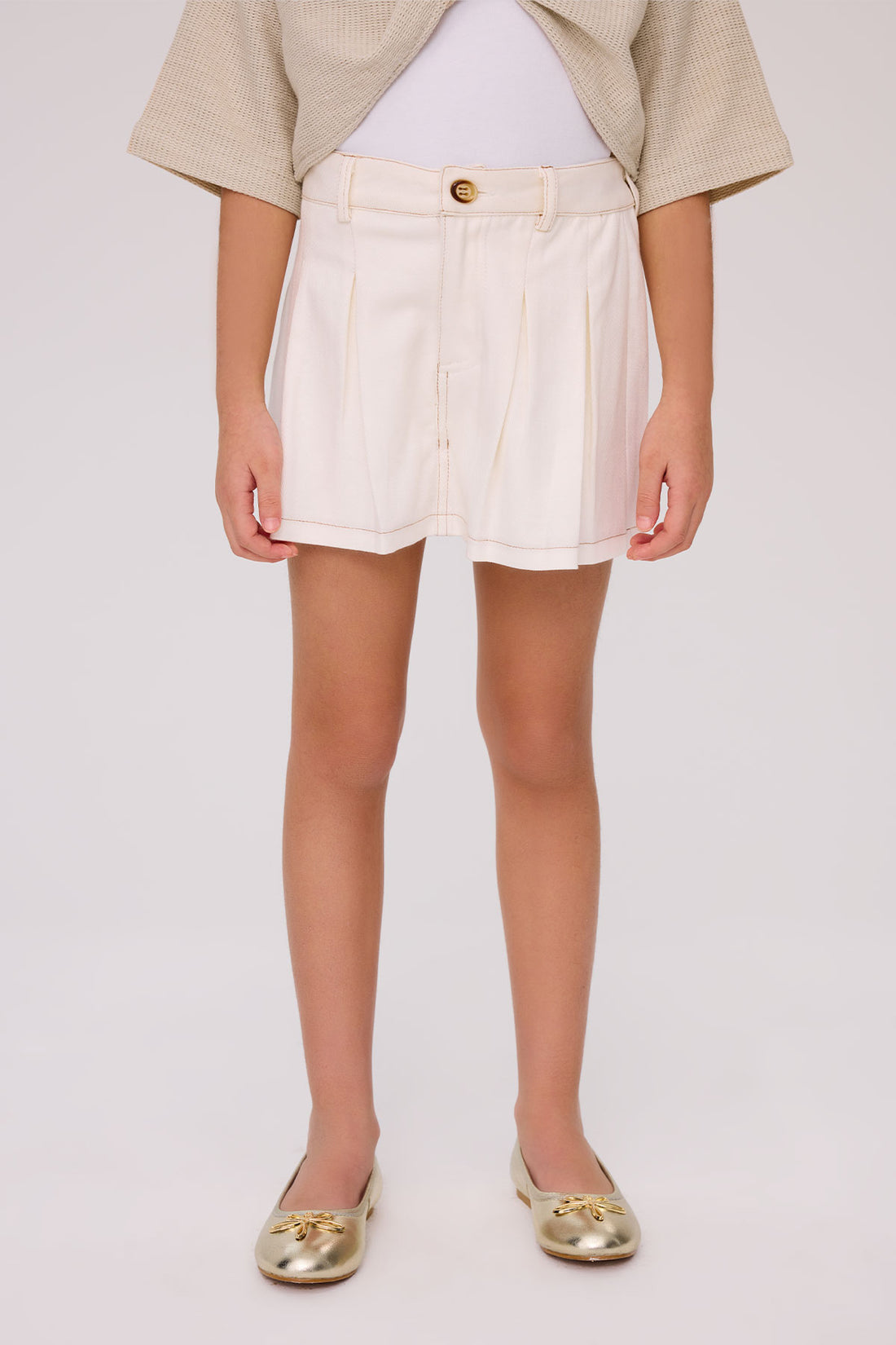 Girl Ecru Skirt