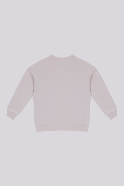 Girl Ecru Sweatshirt