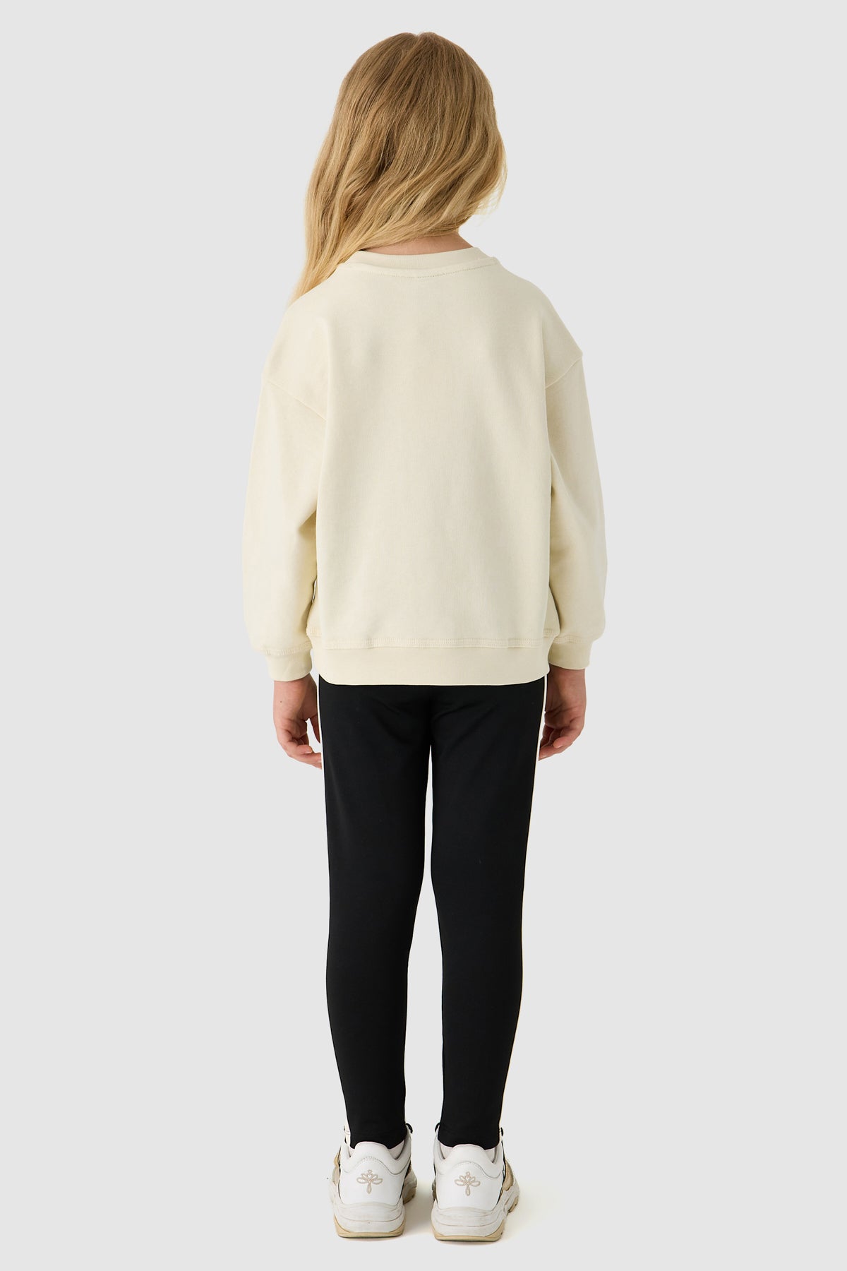 Girl Ecru Sweatshirt