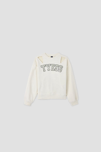 Girl Ecru Sweatshirt