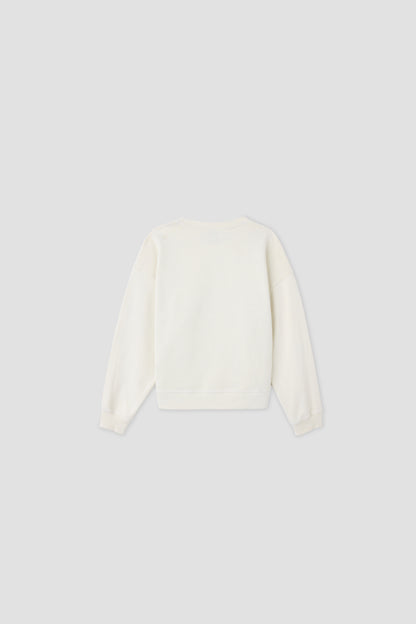 Girl Ecru Sweatshirt