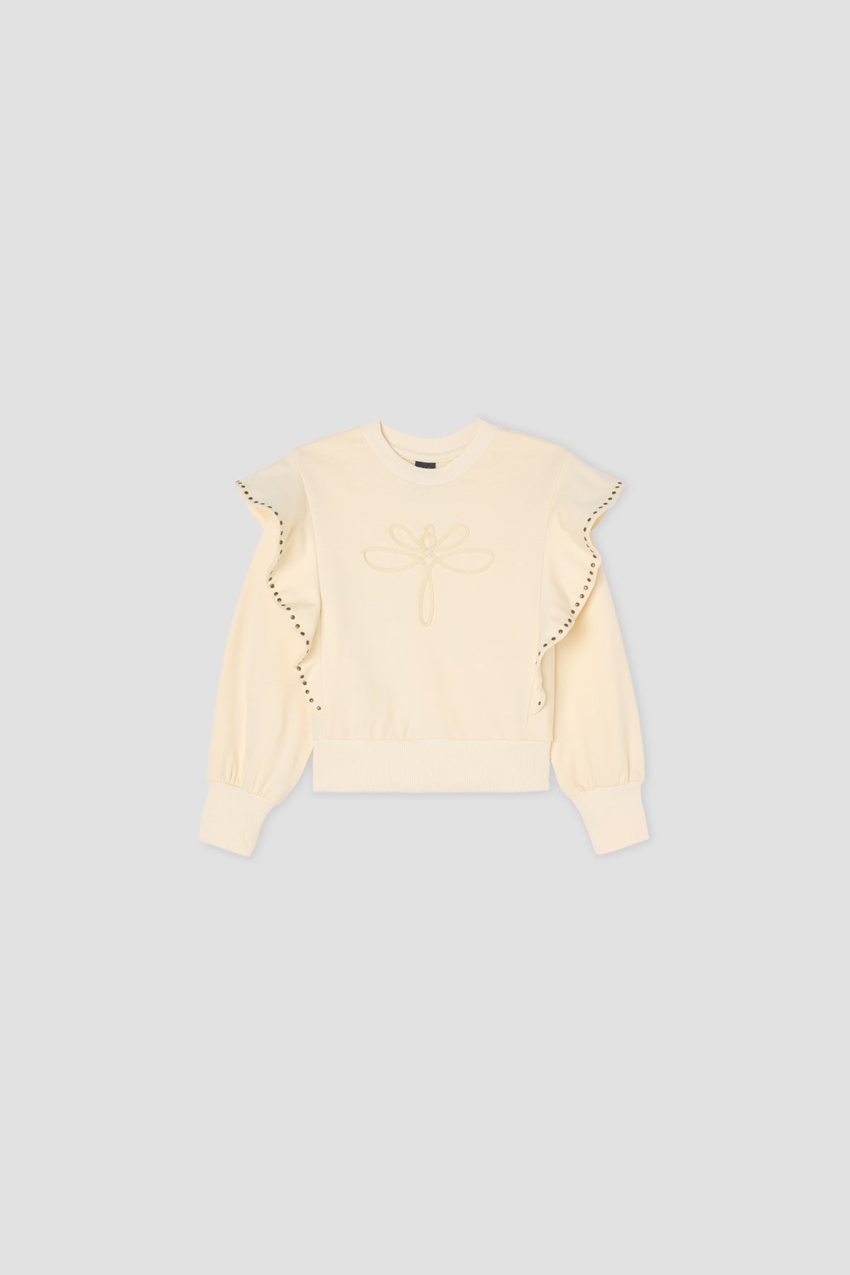 Girl Ecru Sweatshirt