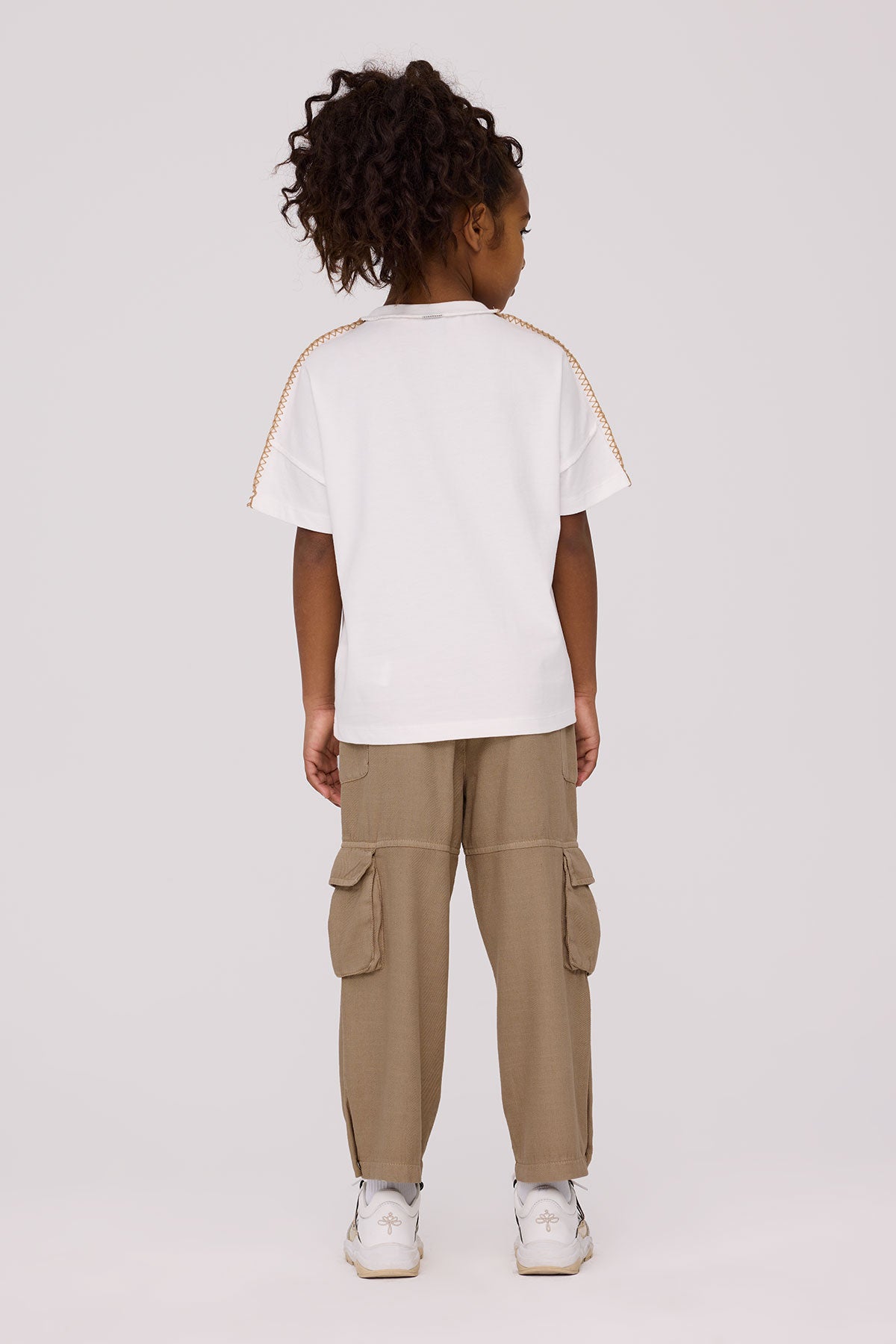 Girl Ecru Tshirt