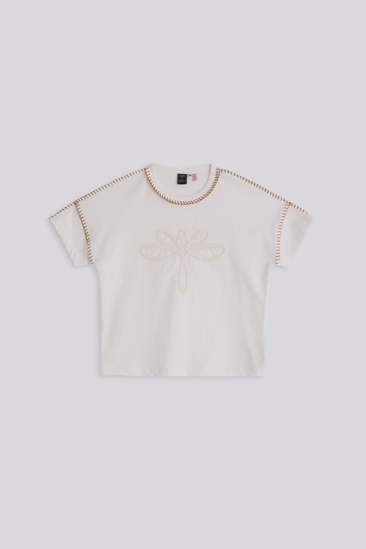 Girl Ecru Tshirt