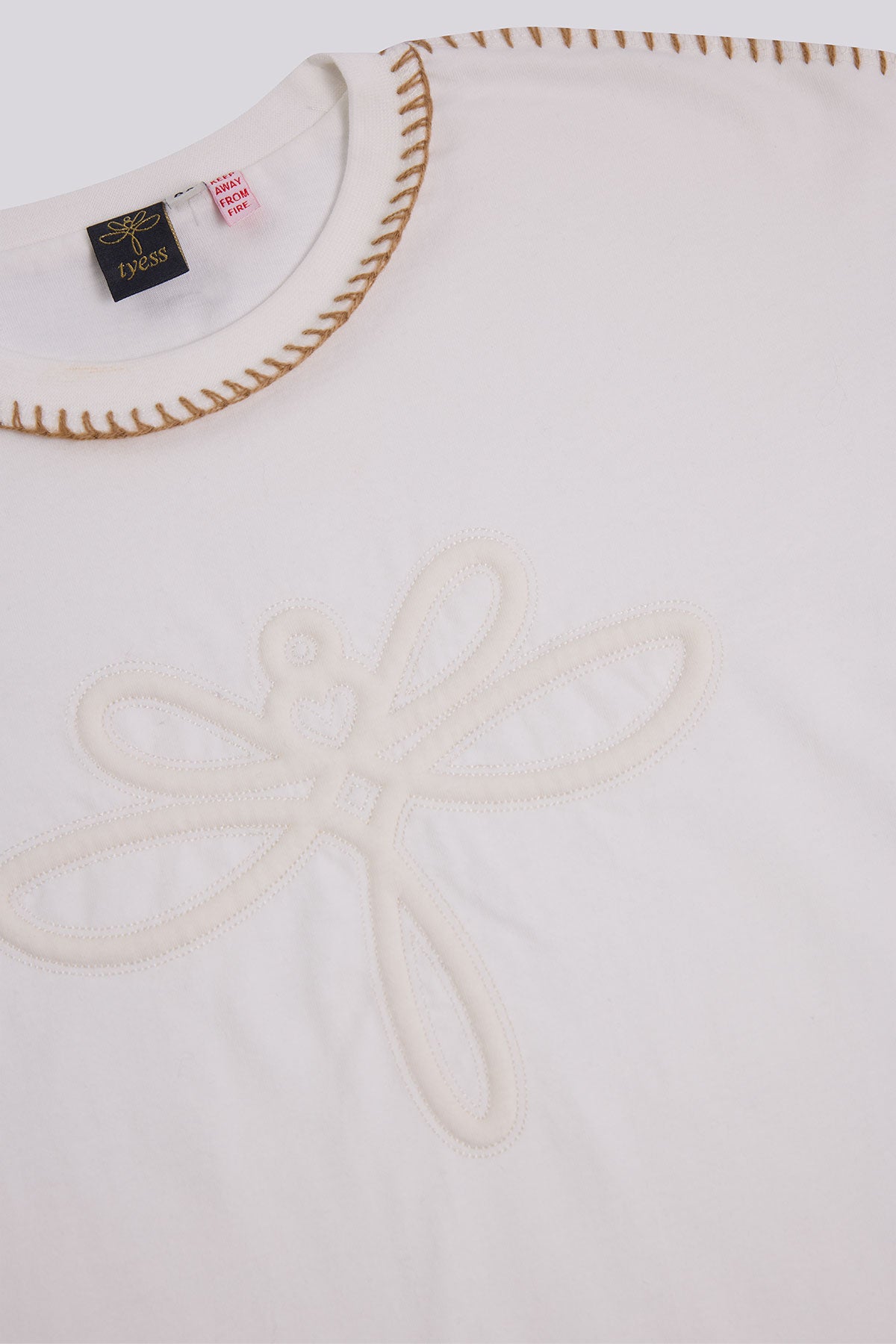 Girl Ecru Tshirt