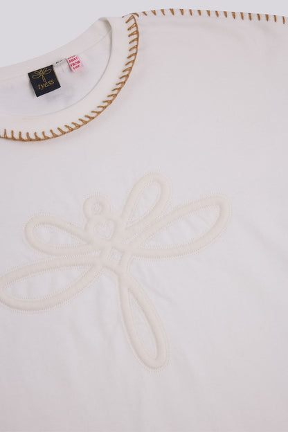 Girl Ecru Tshirt