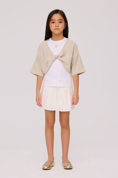 Girl Ecru Tshirt