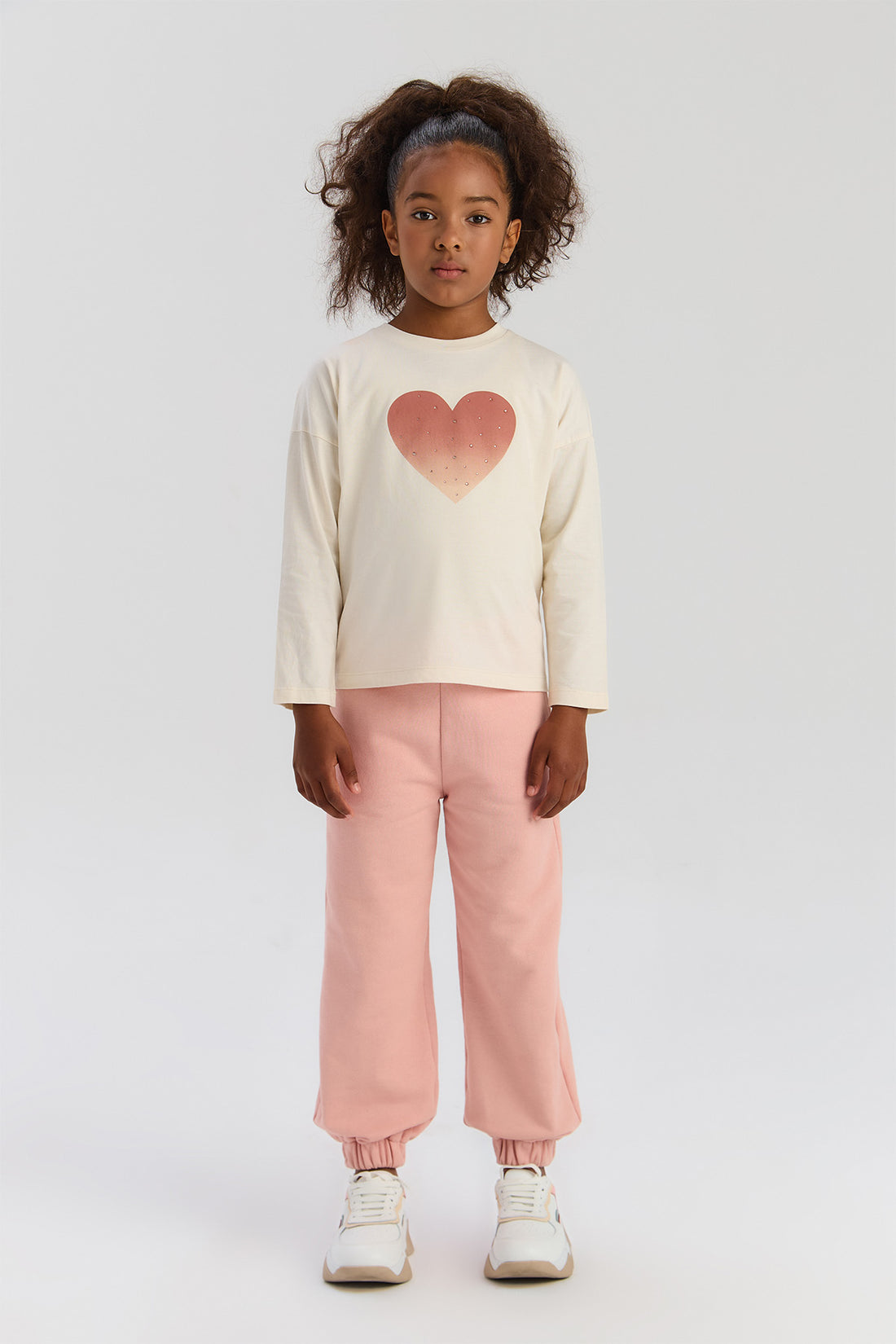 Girl Ecru Tshirt