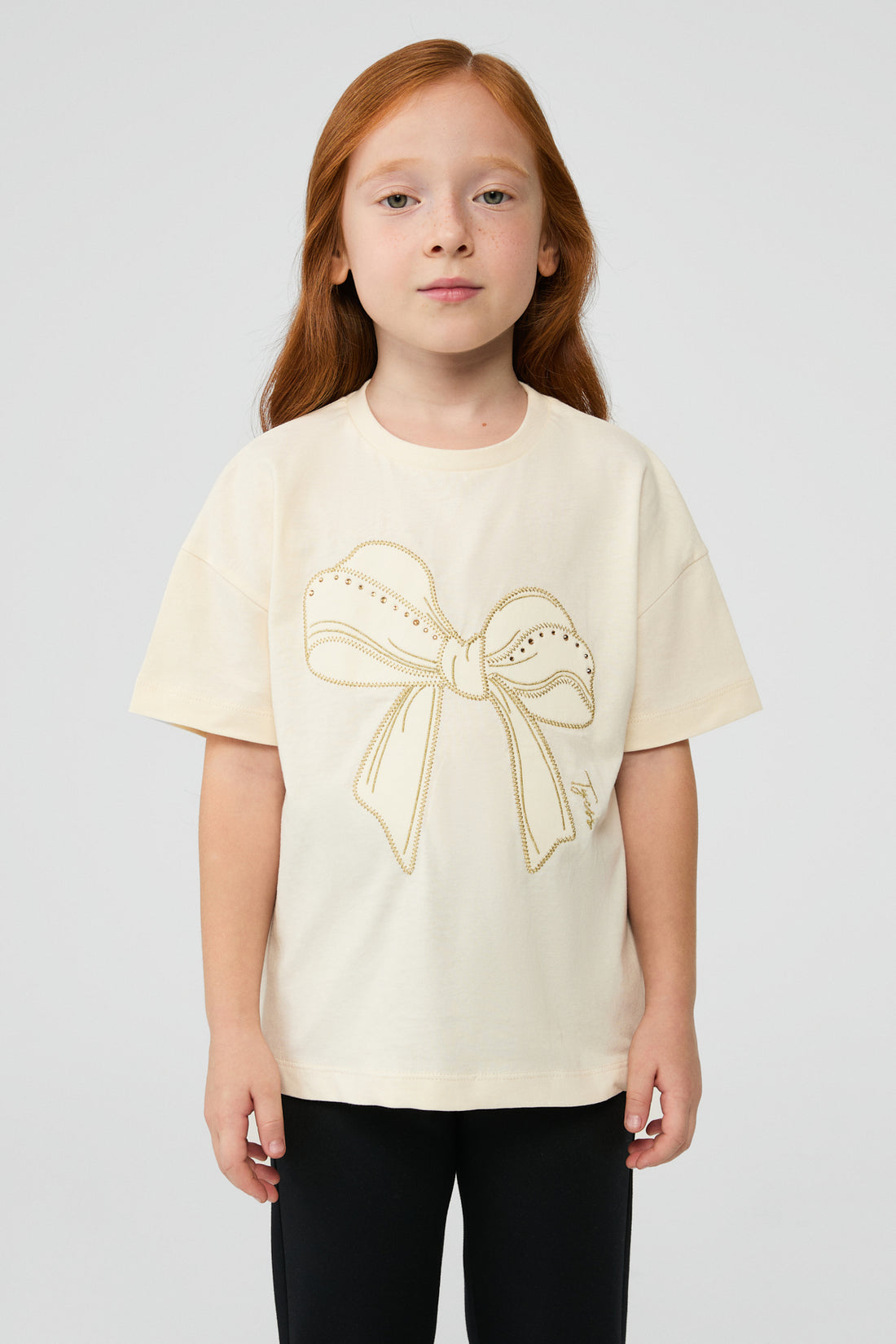 Girl Ecru Tshirt