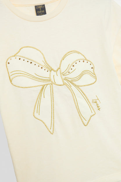 Girl Ecru Tshirt