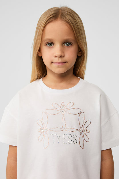 Girl Ecru Tshirt