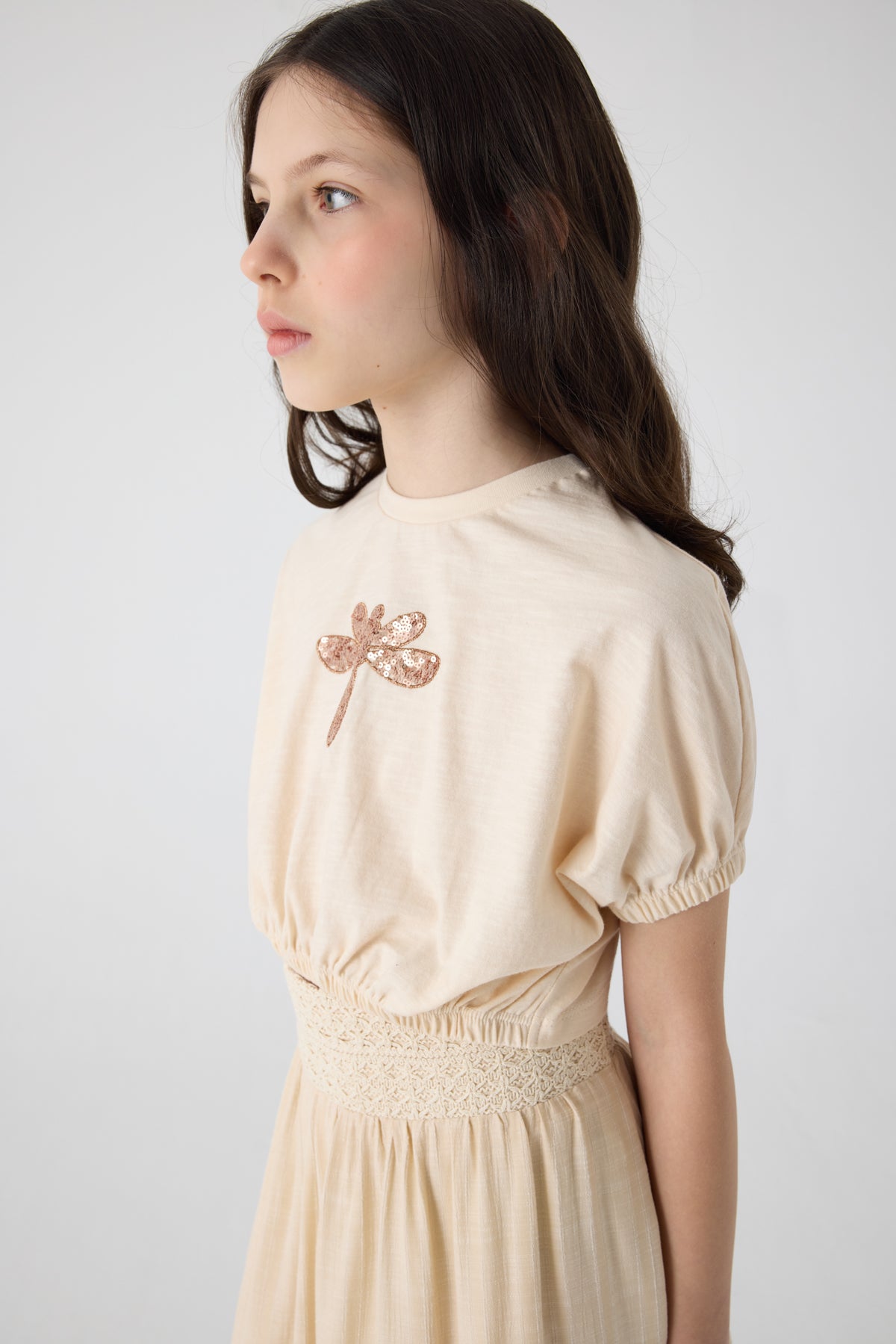 Girl Ecru Tshirt