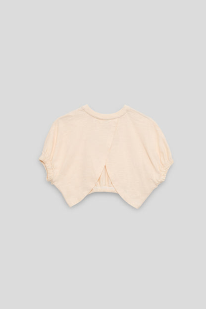 Girl Ecru Tshirt