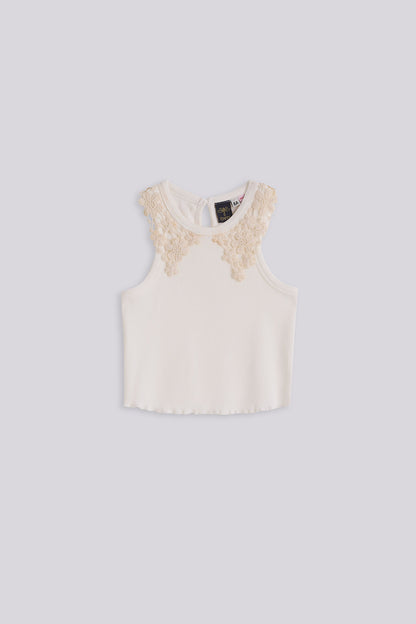 Girl Ecru Undershirt
