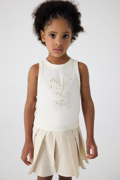 Girl Ecru Undershirt