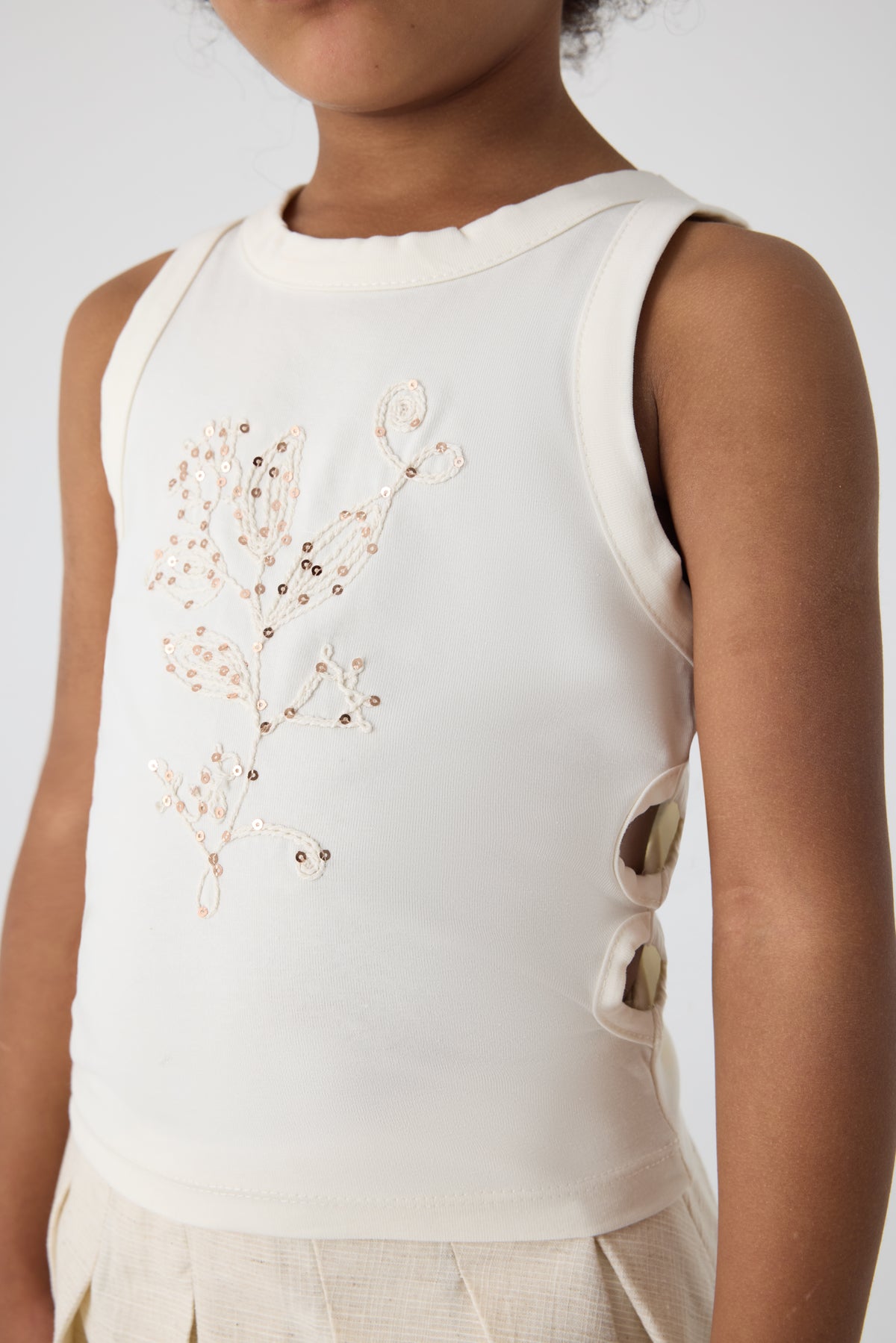 Girl Ecru Undershirt