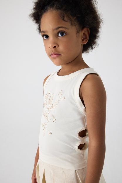 Girl Ecru Undershirt