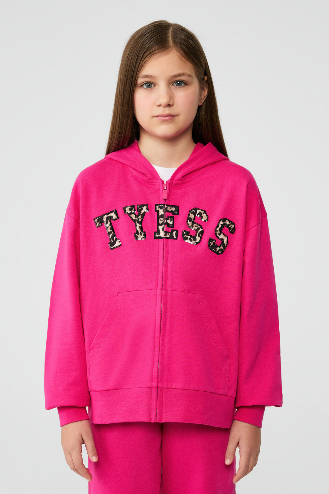 Girl Fusia Tracksuit Top