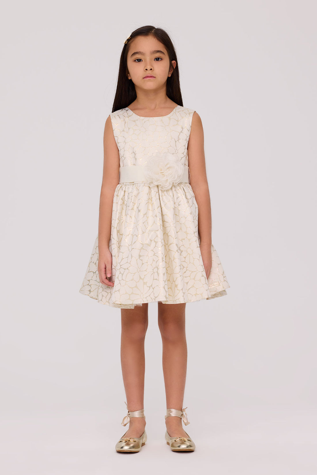 Girl Gold Dress