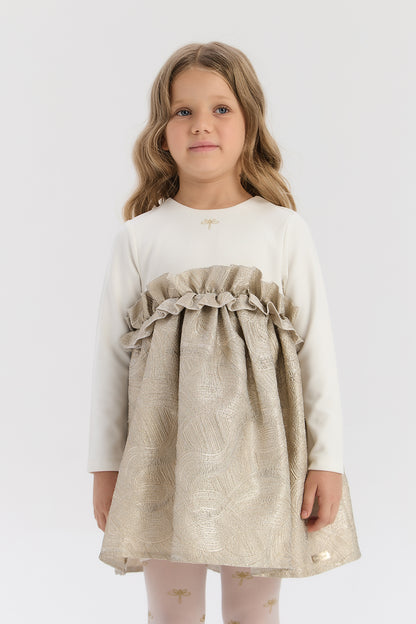 Girl Gold Dress