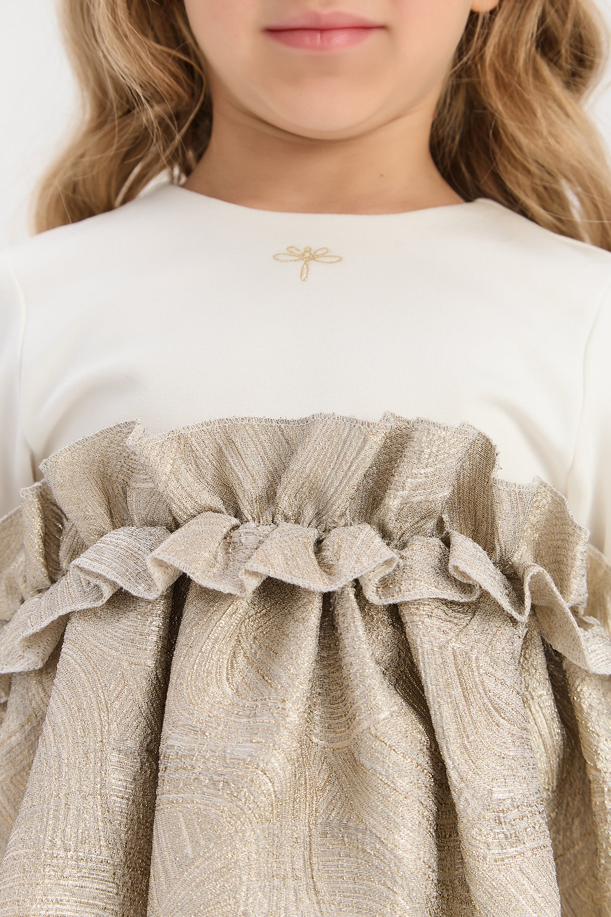 Girl Gold Dress