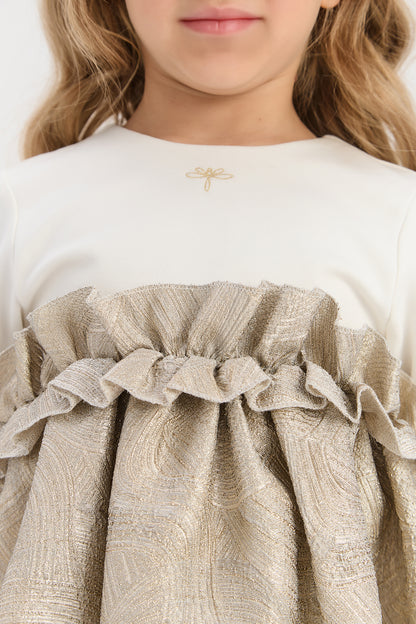 Girl Gold Dress
