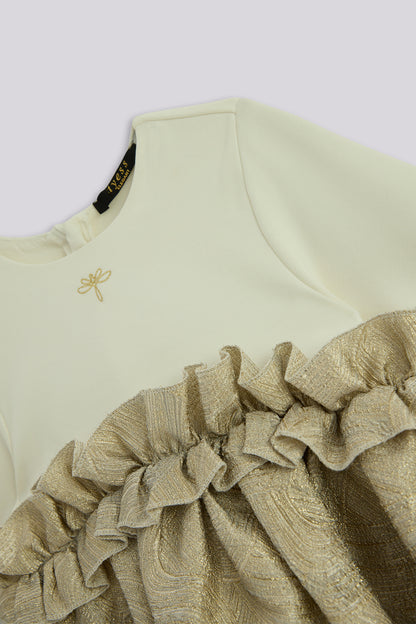 Girl Gold Dress