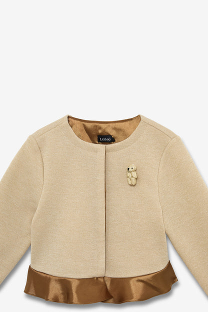 Girl Gold Jacket