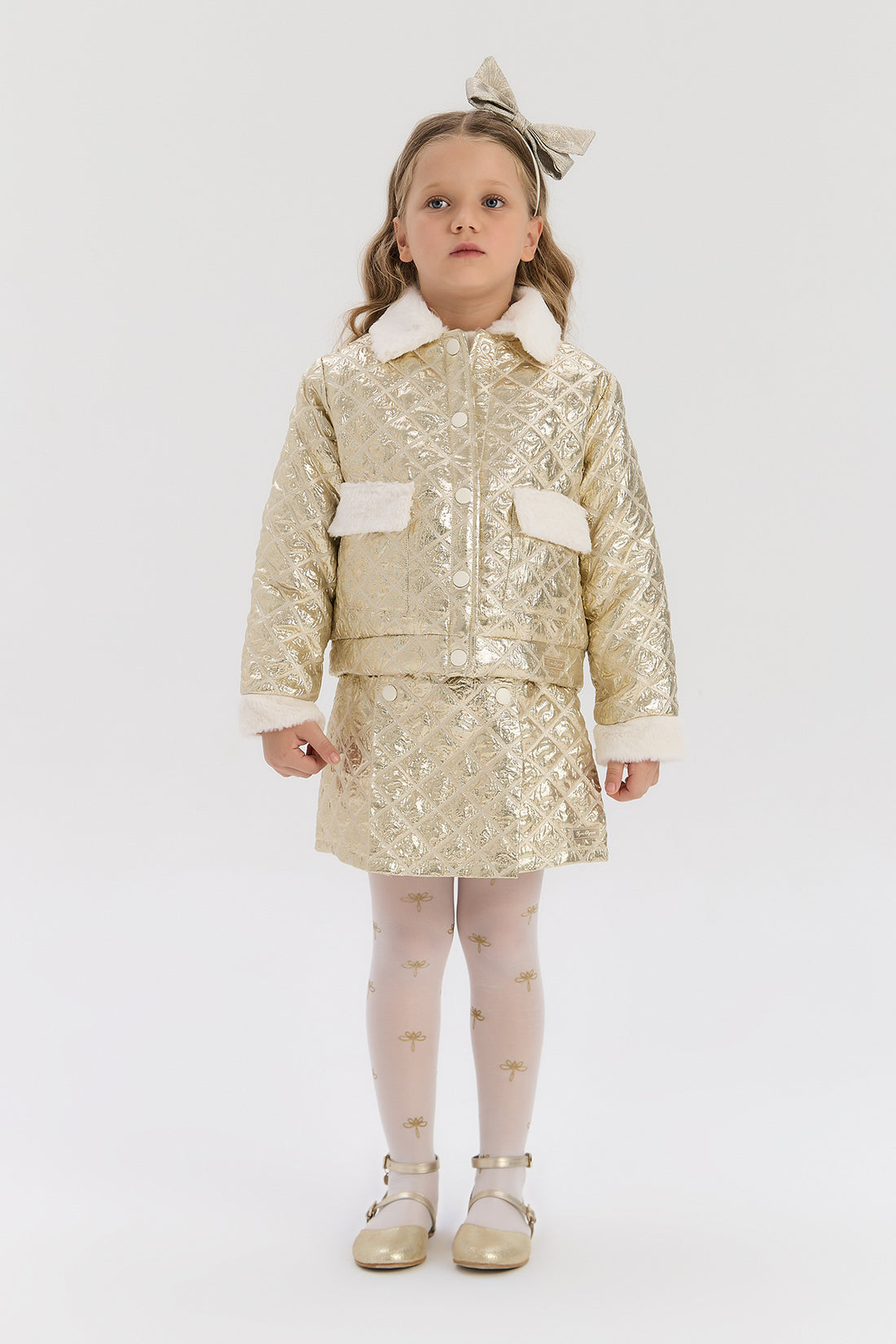Girl Gold Jacket