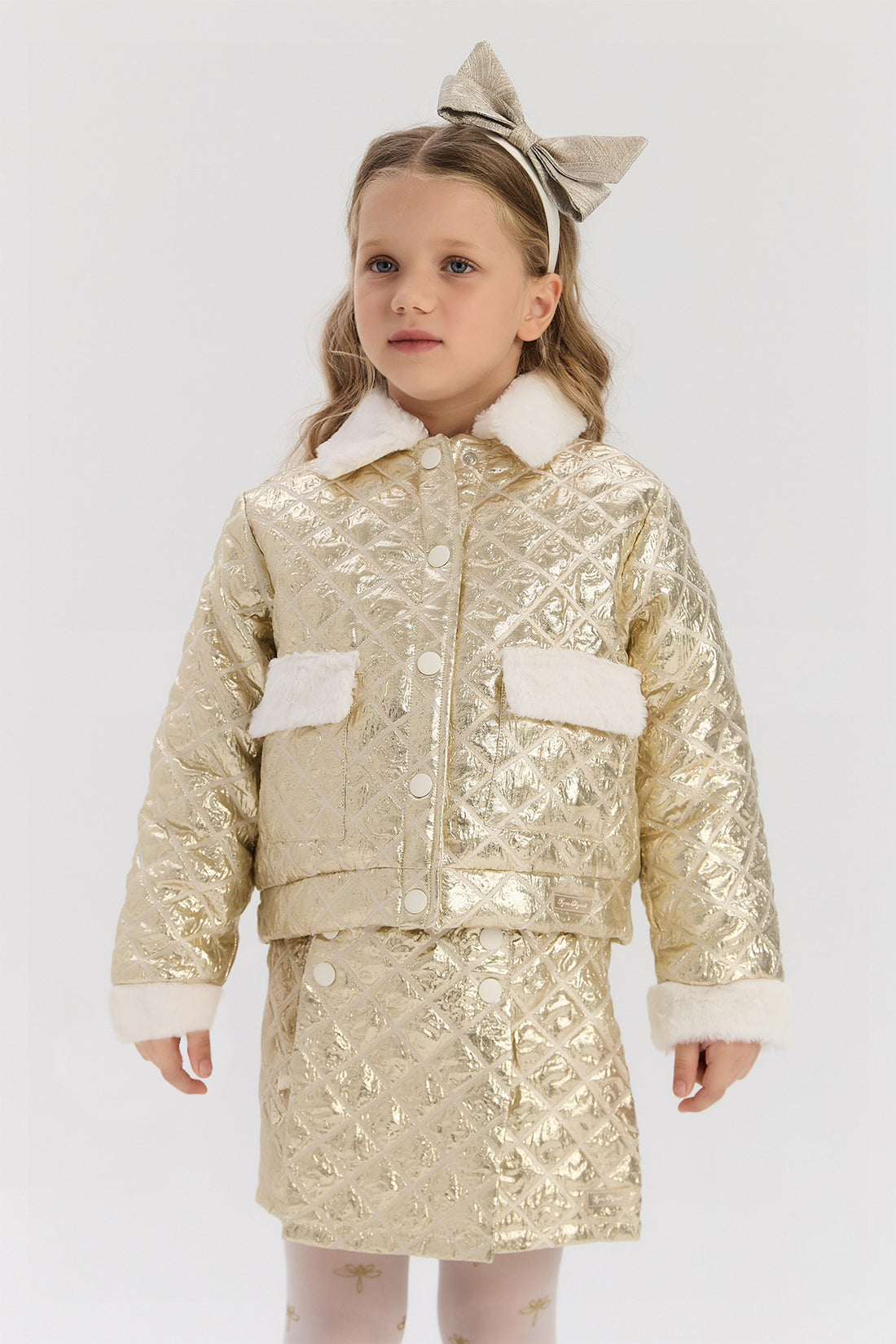 Girl Gold Jacket