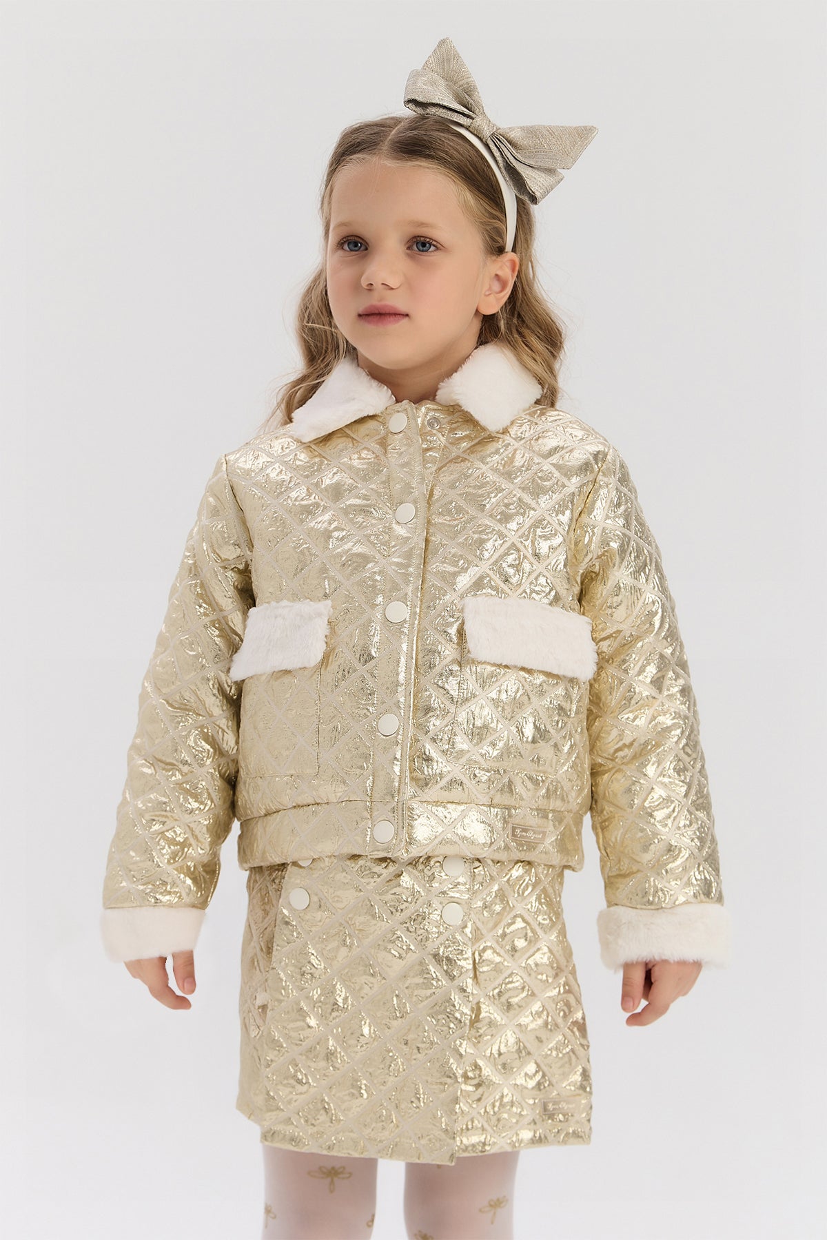Girl Gold Jacket