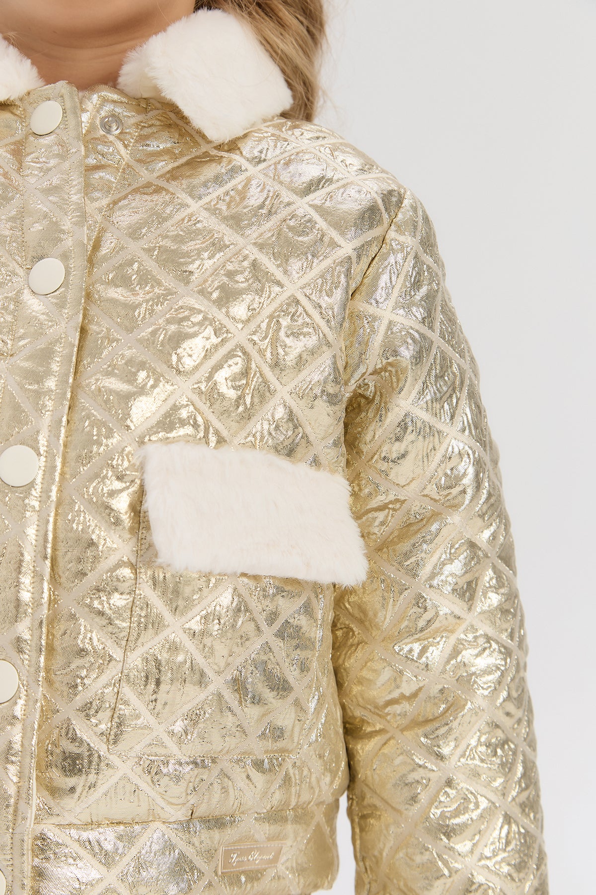 Girl Gold Jacket