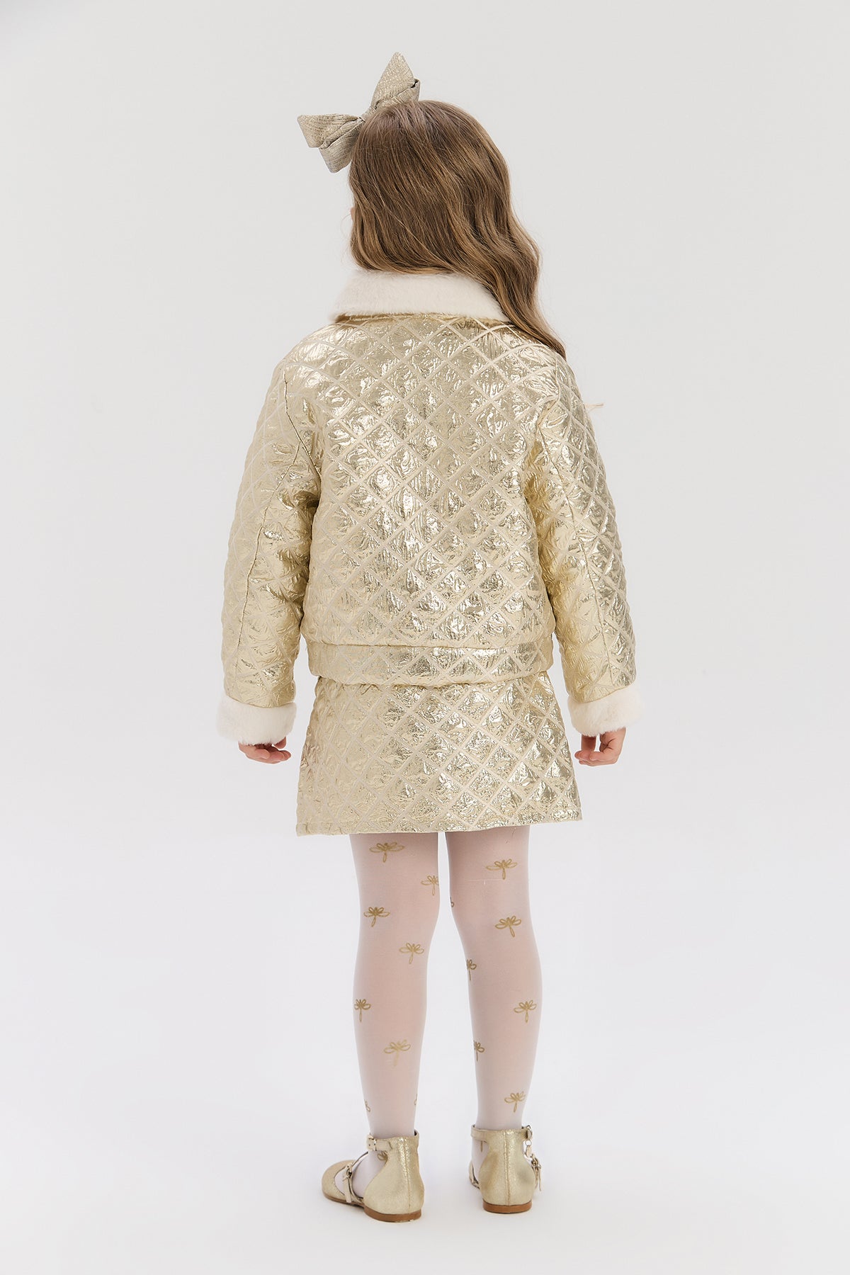 Girl Gold Jacket