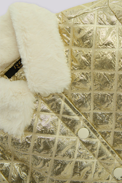 Girl Gold Jacket