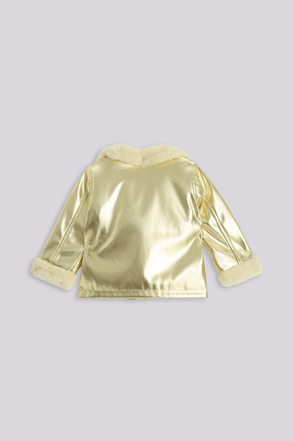 Girl Gold Jacket