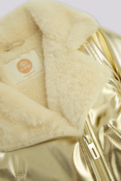Girl Gold Jacket