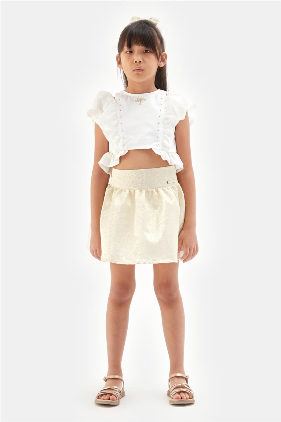 Girl Gold Skirt - BgStore