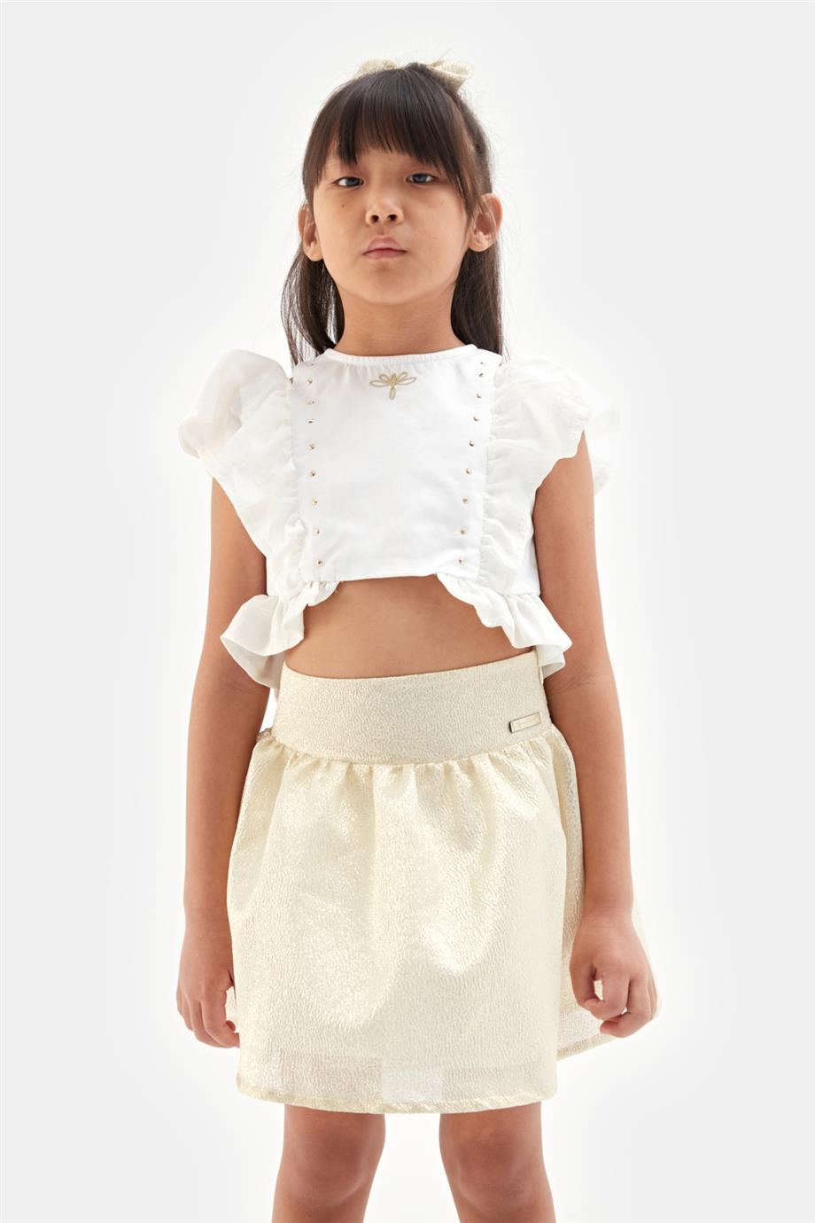 Girl Gold Skirt - BgStore