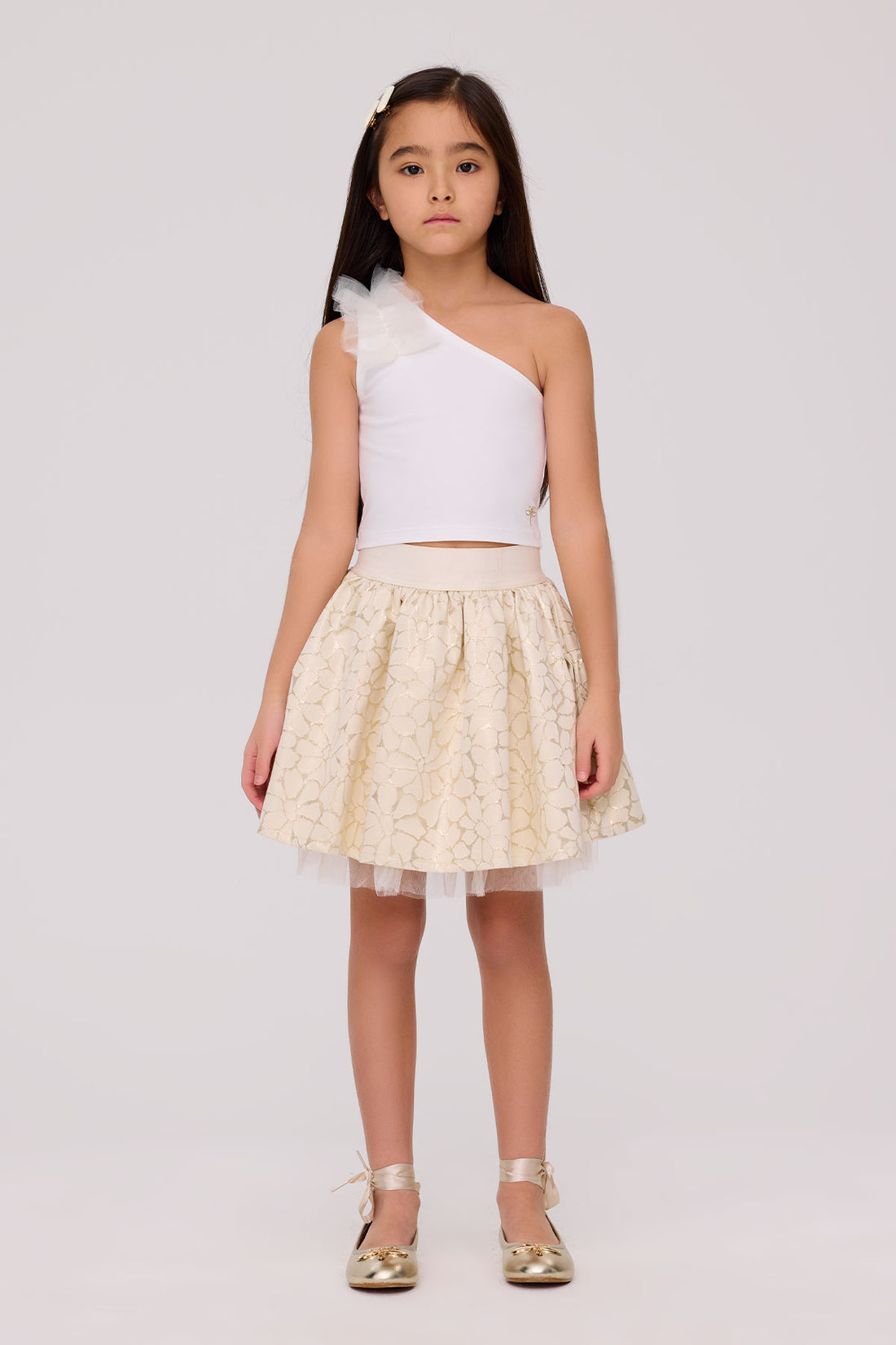 Girl Gold Skirt