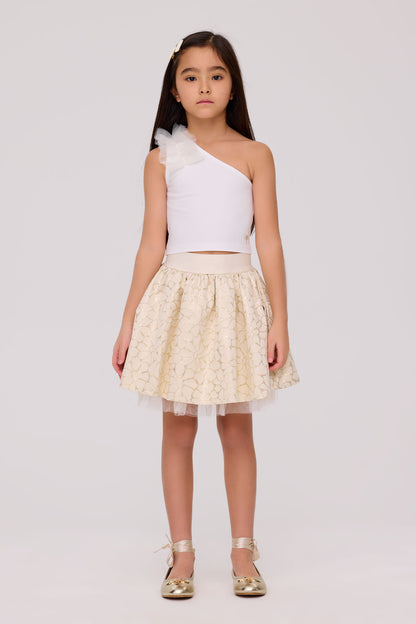 Girl Gold Skirt