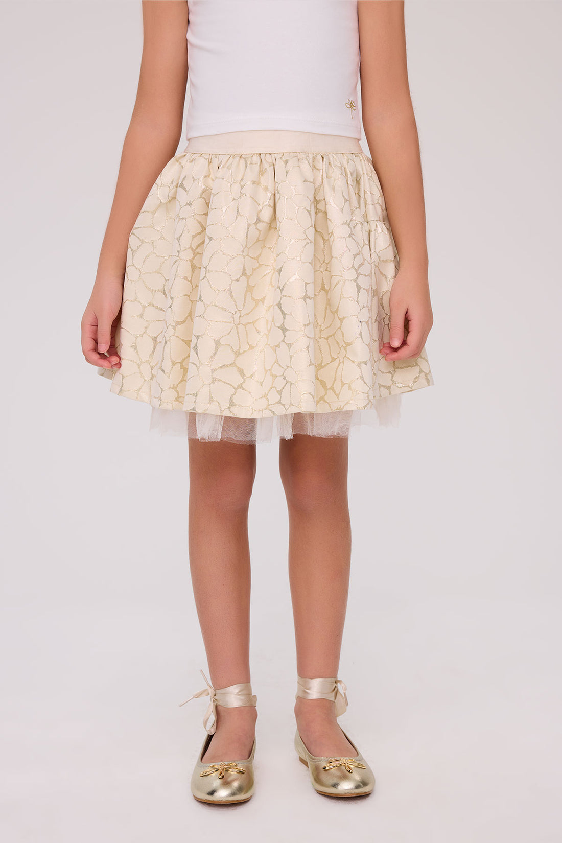 Girl Gold Skirt