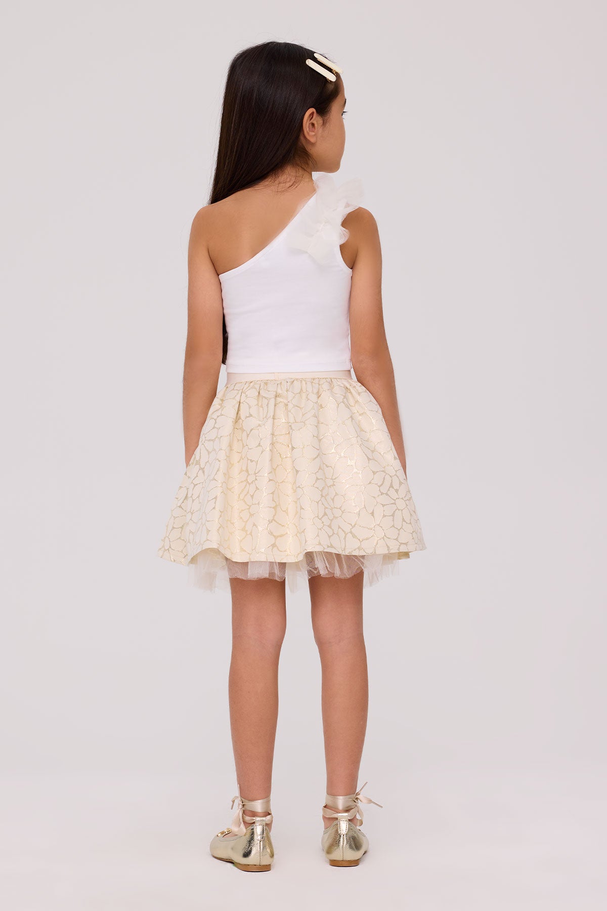Girl Gold Skirt